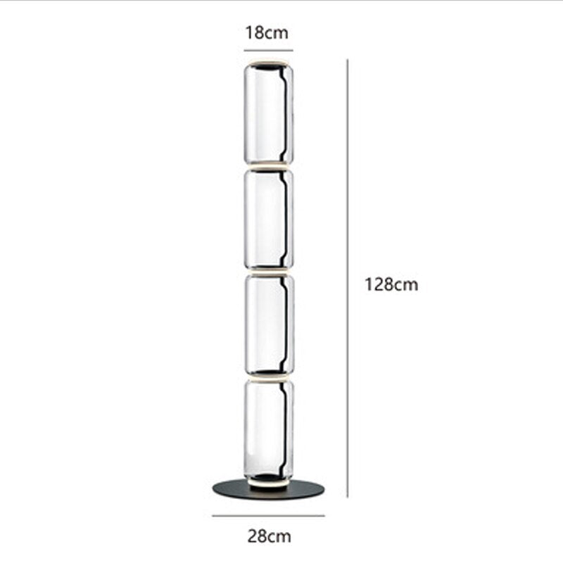 SkandiShop Nordic Minimalist Glass Shade Led